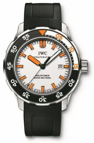 IWC Aquatimer 2000 Stainless Steel / White / Rubber IW3568-07 (IW356807)